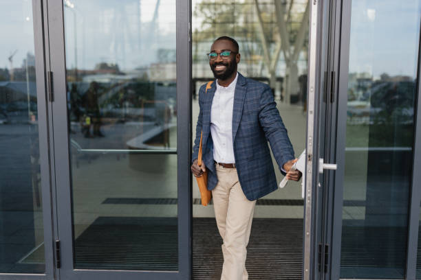 istock Exiting the airport with confidence and joy 2204351208