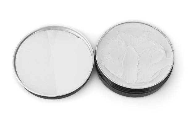istock Jar of cosmetic cream close up on a white background 2204354019