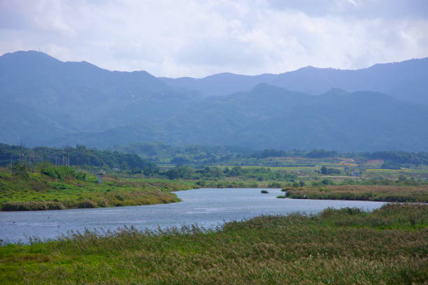 istock Seomjin River Flowing Through Mountainous Landscape 2204356280