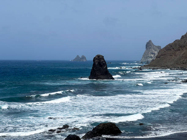 istock Untamed Beauty – Gloomy Waves and Cliffs in Tenerife 2204360880