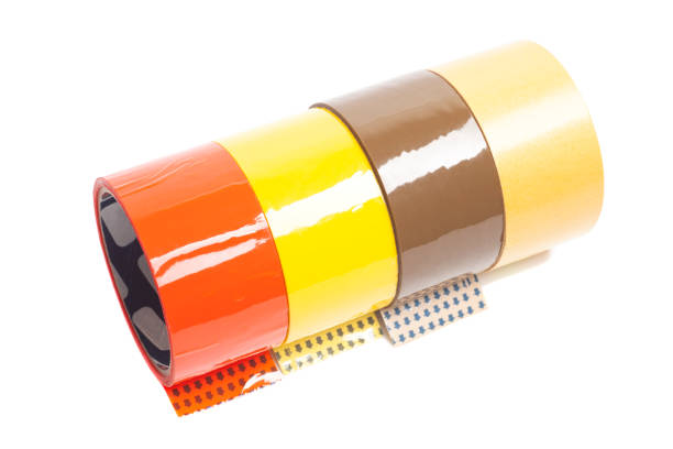 istock colorful rolls of duct tape isolated. 2204378687