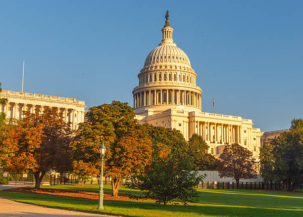 istock United States Capitol Building under a clear sky at dusk 2204379073