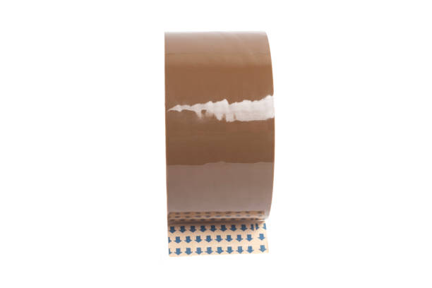 brown roll of duct tape.