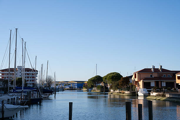 istock Marina and Canals in Caorle, Italy 2204384946