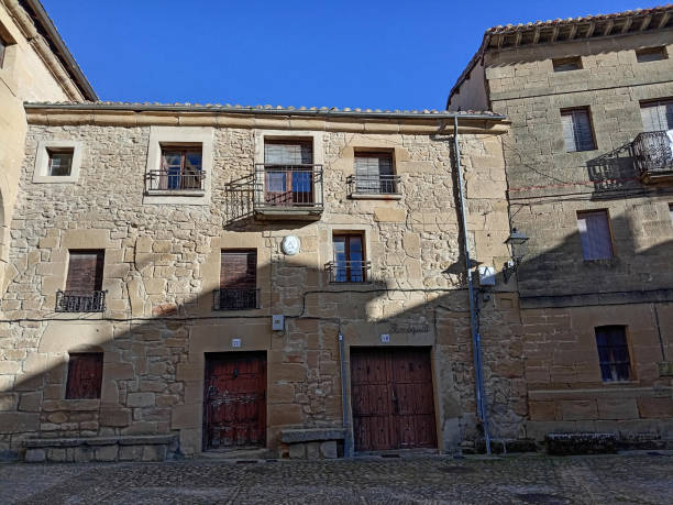istock Rustic village alley with historic architecture in La Rioja 2204386714