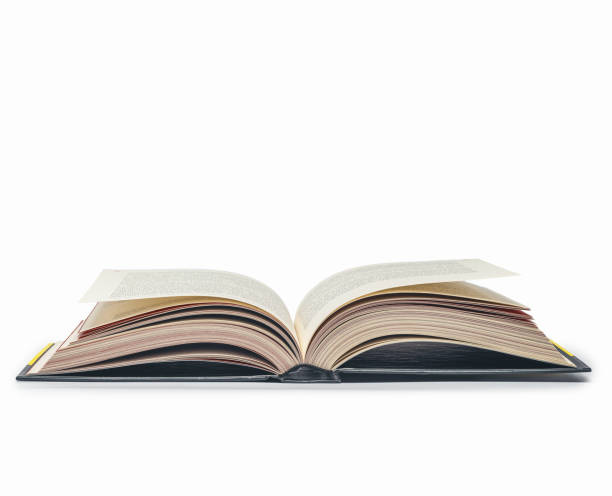 istock Open book on a white background isolated photo 2204390244