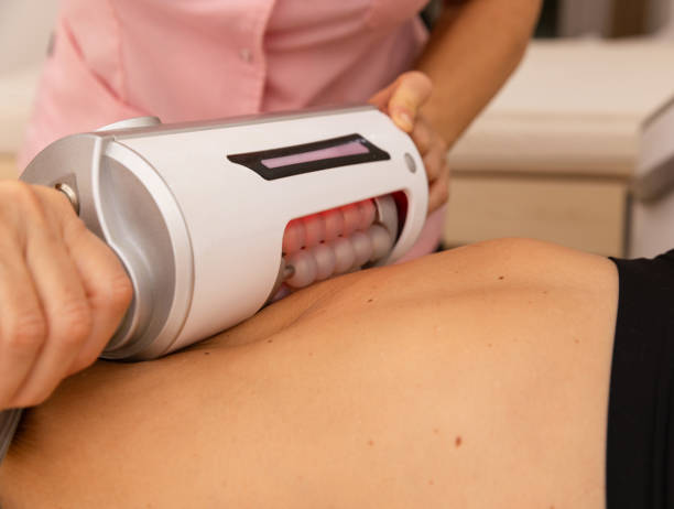 istock Professional Body Contouring Procedure Performed in a Spacious Treatment Room Setting 2204403926