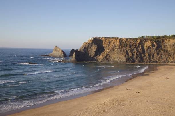istock Waves crashing on the Alentejo coast 2204404434