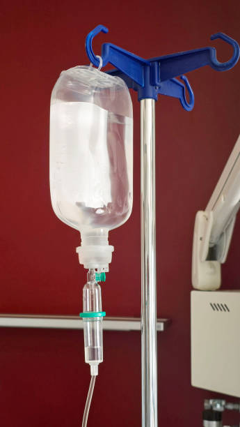 istock Infusion bottle in the hospital 2204406185