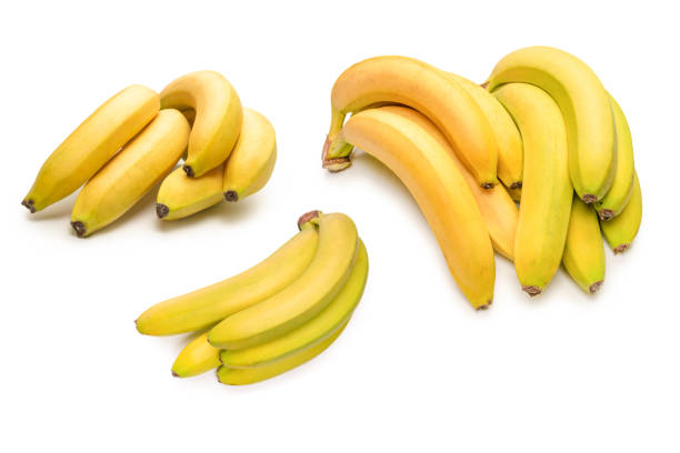 istock A bunch of bananas isolated on white background. 2204412294
