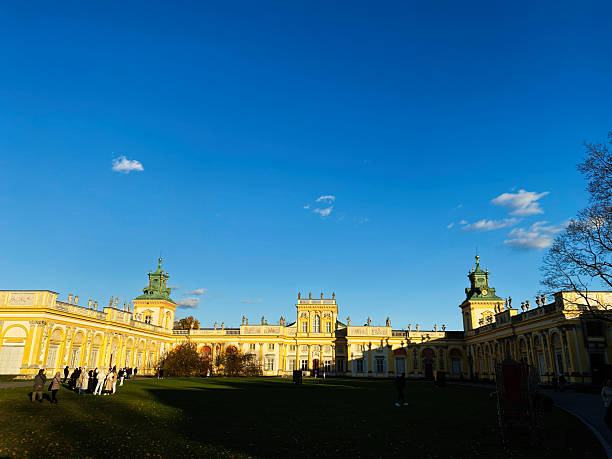 Palace on the Isle in Lazienki park in Warsaw, Poland.