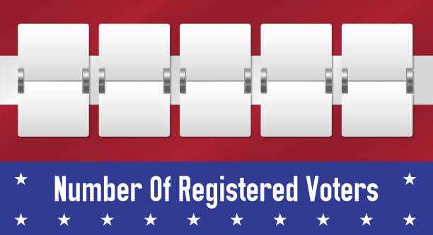 istock Number of registered voters by state. 3D realistic vector illustration 2204459080