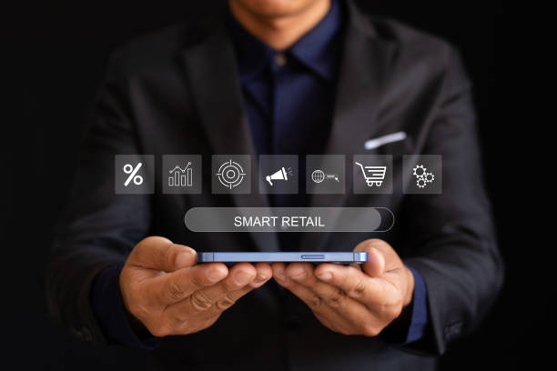 istock Intelligent Retail Technology Distribution Channel Concept E-commerce Shopping 2204461454