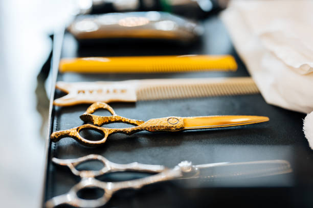istock Vertical of hairdressing tools. 2204461608