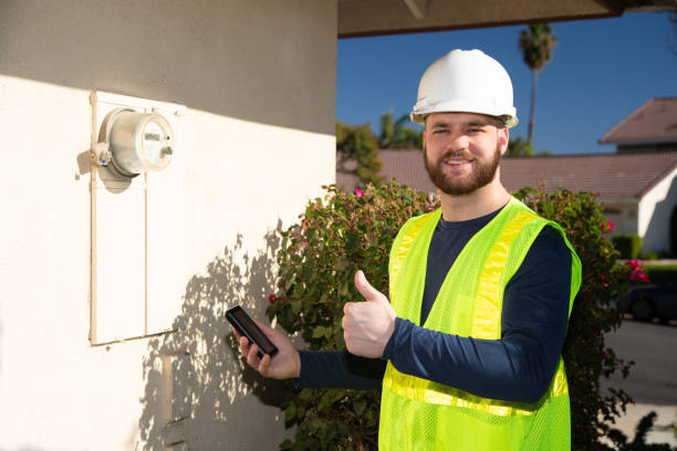 istock Smart Meter Caucasian Man Thumbs Up Horizontal 2204462199
