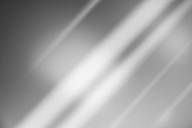 istock Wall interior background, studio and backdrops show products.with shadow from window color white . background for text insertion and presentation product 2204464293