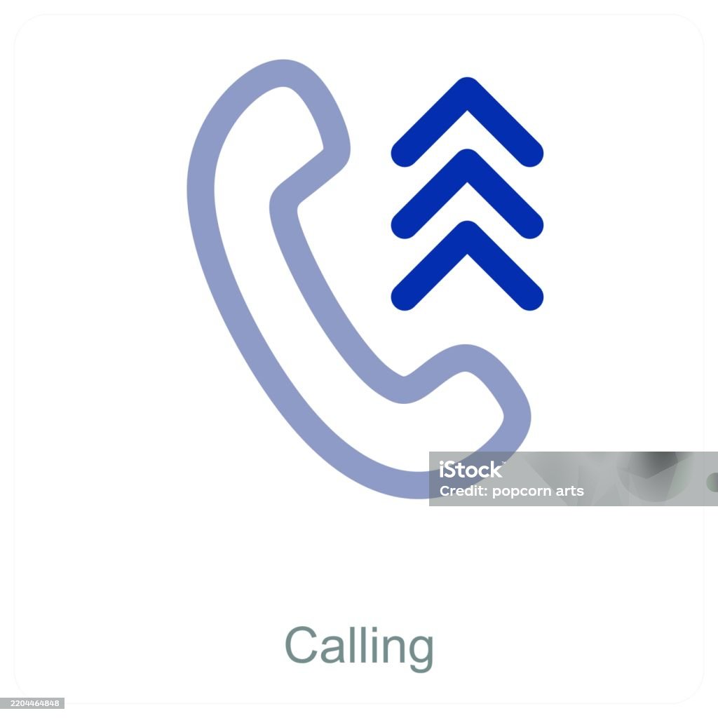 Microcall Icon Calling Stock Illustration - Download Image Now - Communication, Dial ...