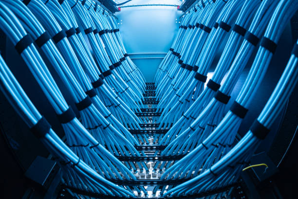 istock Inside View of Organized Network Cables in Data Center Infrastructure 2204471938