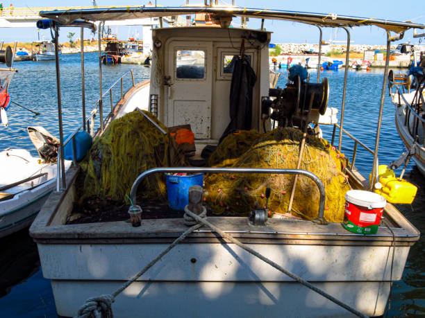 Details from small fishing boat