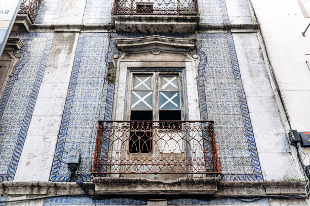 istock A historic facade in downtown Lisbon covered with iconic azulejo tiles 2204479379