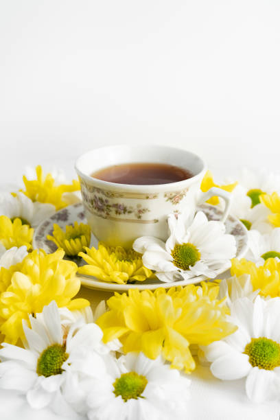 istock Porcelain Tea Cup with Flowers 2204489946