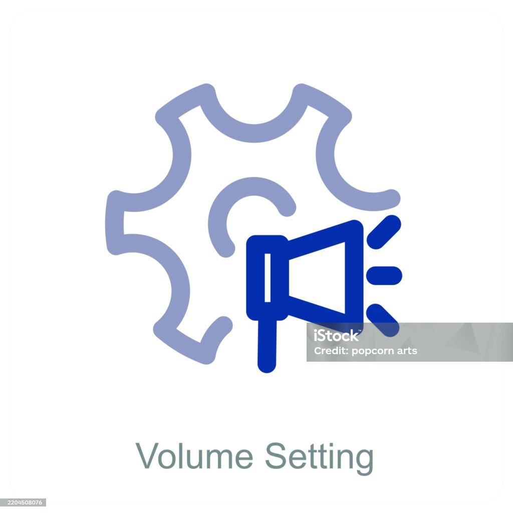 Volume Photo Volume Setting Stock Illustration - Download Image Now - Control ...