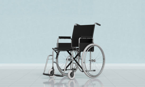 istock Modern Medical Wheelchair. 3D Rendering. 2204514654