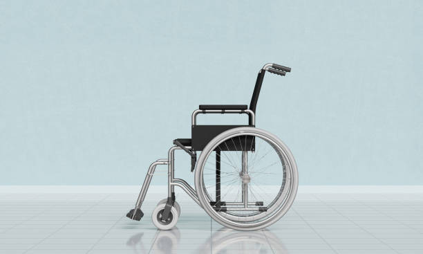 istock Modern Medical Wheelchair. 3D Rendering. 2204514688