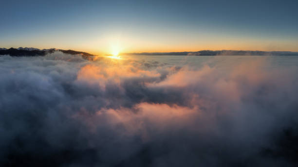 istock fog over the Liptovska Mara dam at sunrise 2204515489