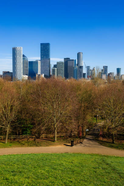 istock Modern London skyline seen from Stave Hill viewpoint 2204516497