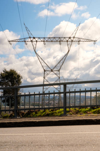 istock Electricity pylon dominating the landscape on a sunny day 2204519752