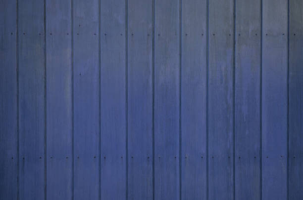 istock Retro-modern wood plank fence background 2204519828