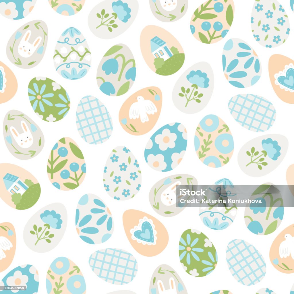 Easter Pattern Texture Vector Easter Texture Pattern For Wrapping Paper Stock Illustration ...
