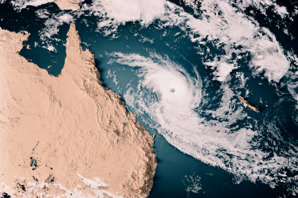 istock Cyclone Alfred 20250228 Cloud Map Coral Sea 3D Render Neutral 2204526177