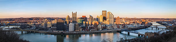 istock Pittsburgh Pennsylvania downtown skyline panorama view with bridges across the Monongahela River 2204529049