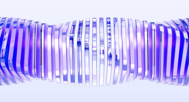 This is a macro focus stacked photograph of the interior of the round bottom of a drinking glass.