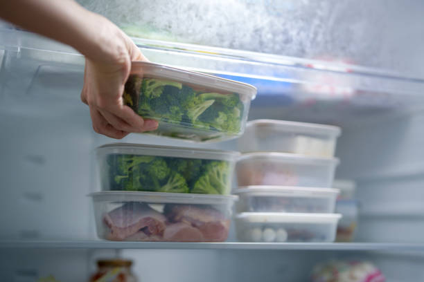 istock Organized Refrigerator with Sustainable Food Storage 2204540047