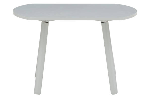istock White wooden study table, straight view cut out isolated white background with clipping path 2204541154