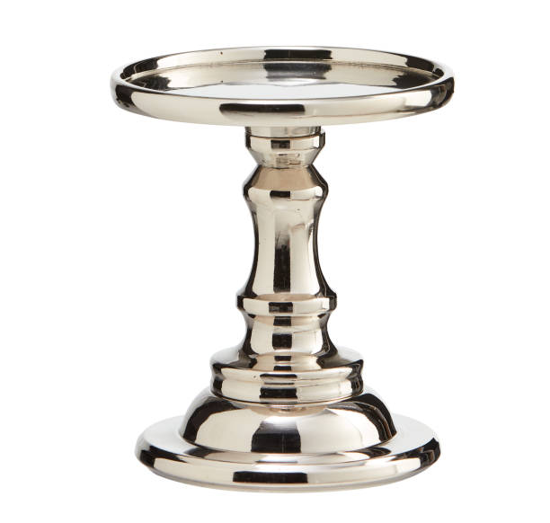 istock aluminum candle holder cut out isolated white background with clipping path 2204542377