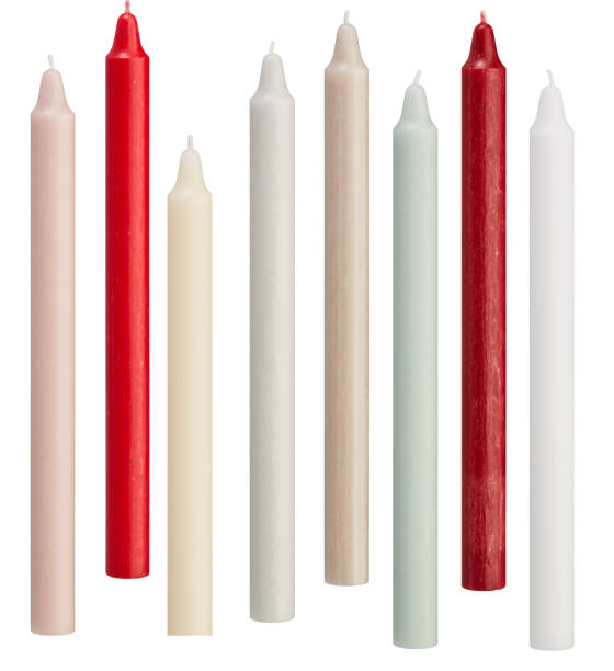 istock Candle set cut out isolated white background with clipping path 2204542393