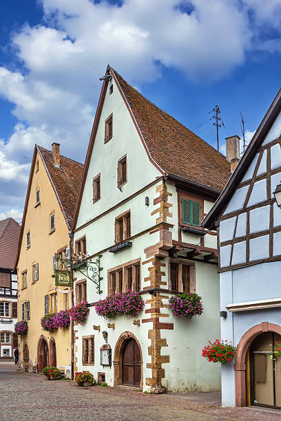 istock Street in Eguisheim, Alsace, France 2204545607