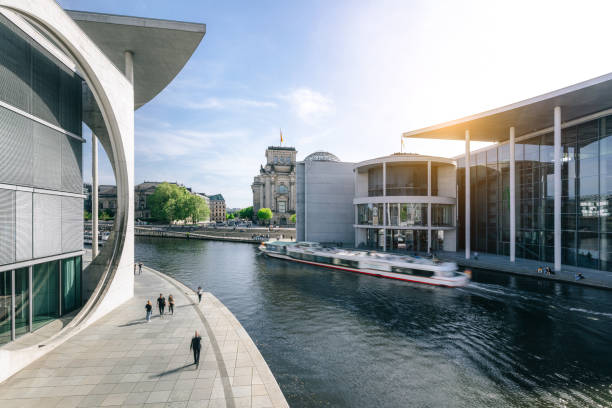istock Modern Berlin Architecture and River Spree on a Sunny Day 2204548933
