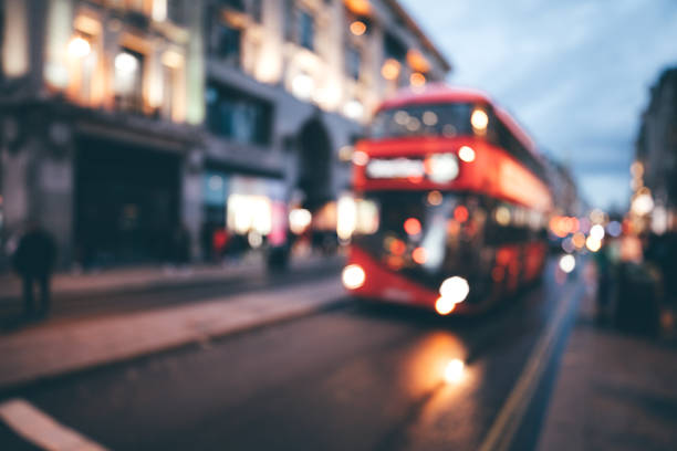 London nightlife cityscape.
