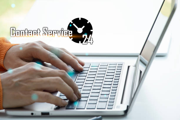 istock 24hour service concept, after-sales service 2204551758