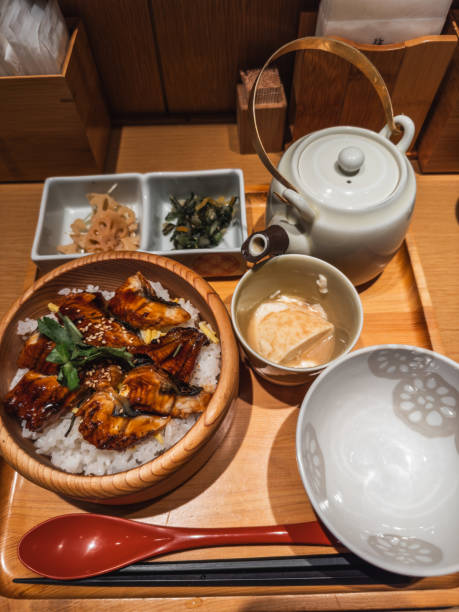 istock Traditional Japanese Hitsumabushi Meal 2204554163