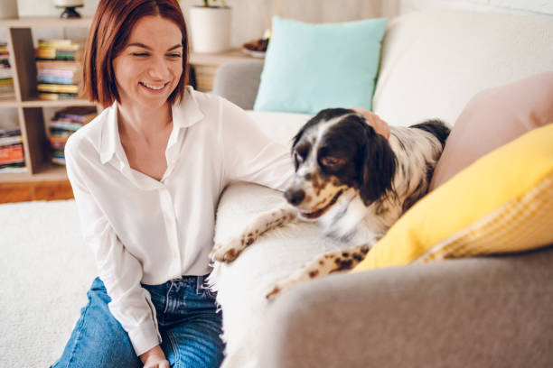 istock Woman love her dog 2204559185