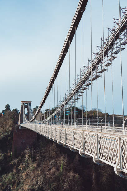 istock Clifton suspension bridge undergoing maintenance in bristol, england 2204570522