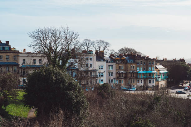 istock Residential buildings overlooking clifton downs in bristol, england 2204570538