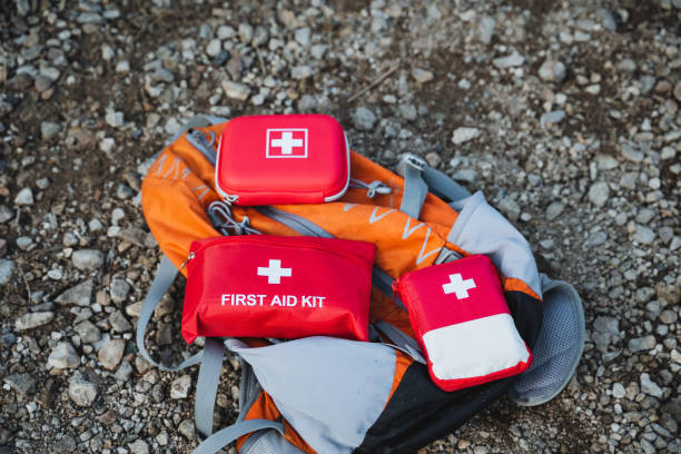 istock First Aid Kits are fully prepared and ready for your next adventure, ensuring your safety and preparedness as you explore the great outdoors 2204572333