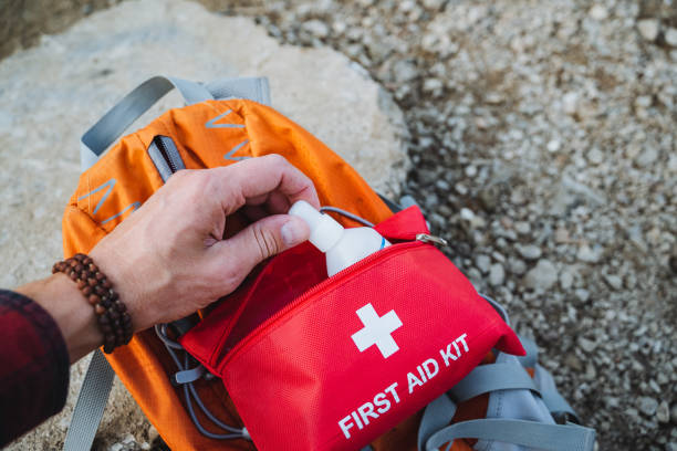 istock Prepare your Essential First Aid Kit for outdoor adventures, ensuring safety should always come first while backpacking or hiking 2204572439